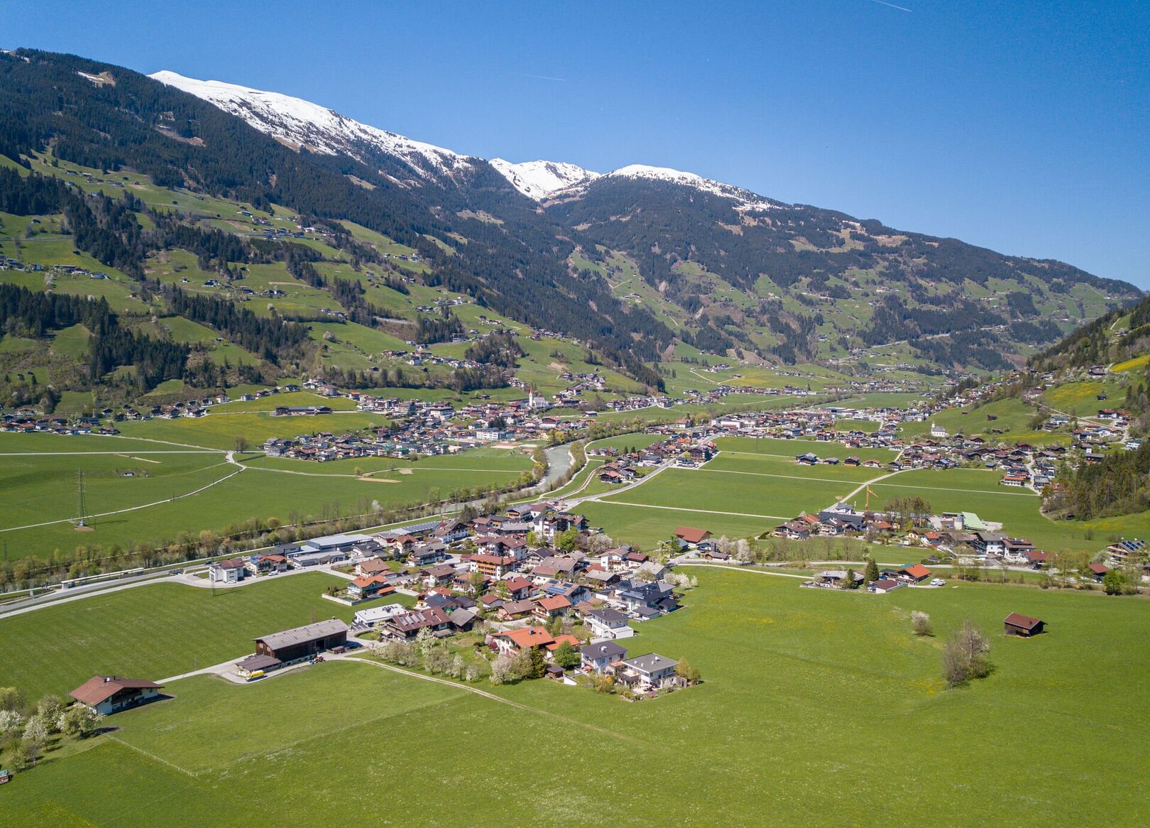 Ramsau in the Zillertal in summer